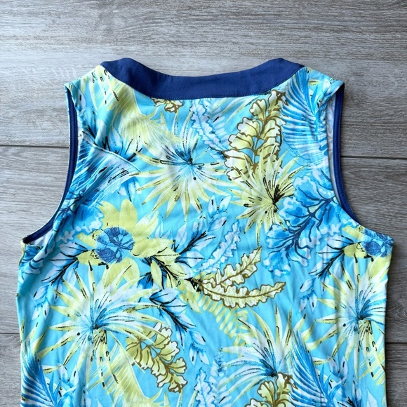 Simon Chang Sleeveless Tunic Jersey Dress - Picture 12 of 14